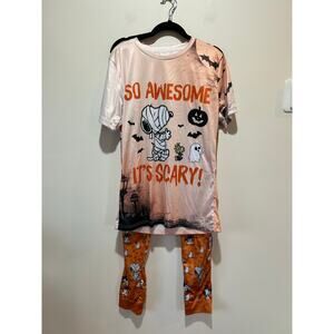 Peanuts Snoopy Halloween pajama set womens size S